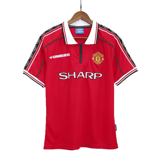Retro 98/00 Manchester United Home Soccer Jersey - Goal Digger Jerseys | Authentic Soccer Jerseys High Quality