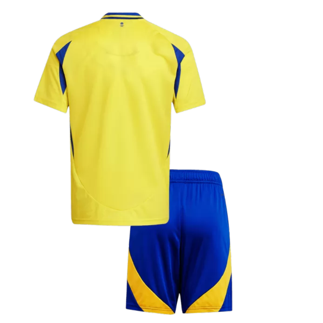 Kid's Al Nassr Home Soccer Jersey Kit(Jersey+Shorts) 2024/25
