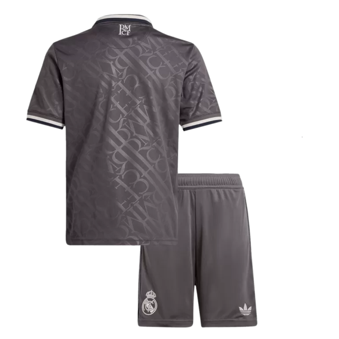 Kid's Real Madrid Third Away Soccer Jersey Kit(Jersey+Shorts) 2024/25