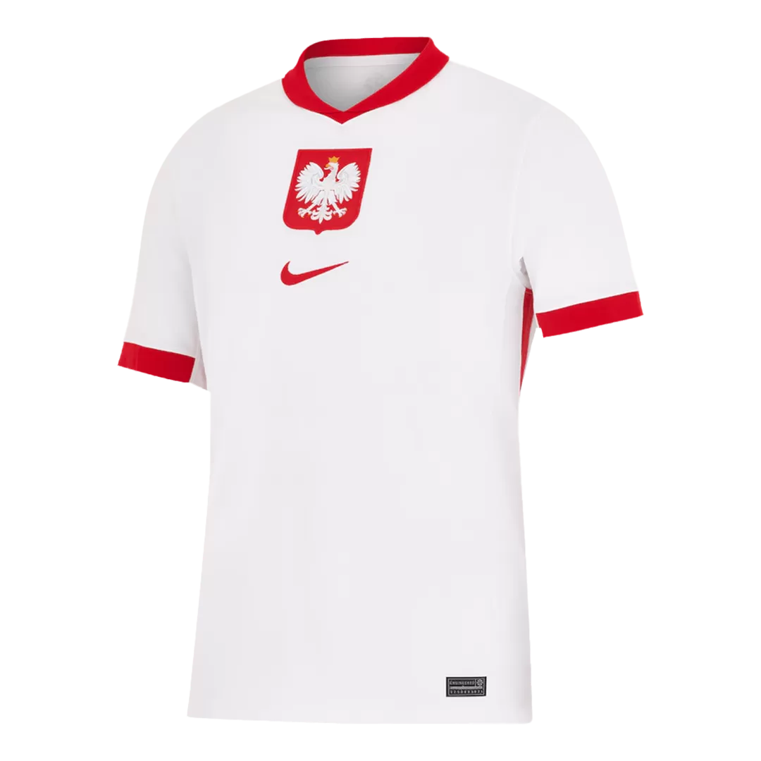 Poland Home Soccer Jersey Euro 2024 - Goal Digger Jerseys | Authentic Soccer Jerseys High Quality