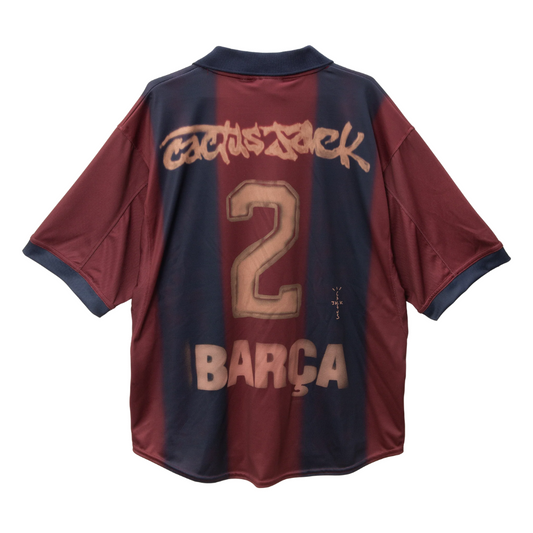 Cactus Jack x Barcelona 2000/01 Home Skeleton Jersey - Goal Digger Jerseys | High Quality Football Kits | Free Shipping