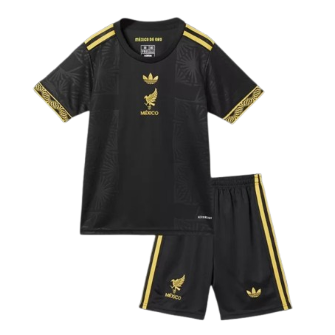Kid's Mexico Third Away Soccer Jersey Kit(Jersey+Shorts) 2025 - Gold Cup - Goal Digger Jerseys | High Quality Football Kits | Free Shipping