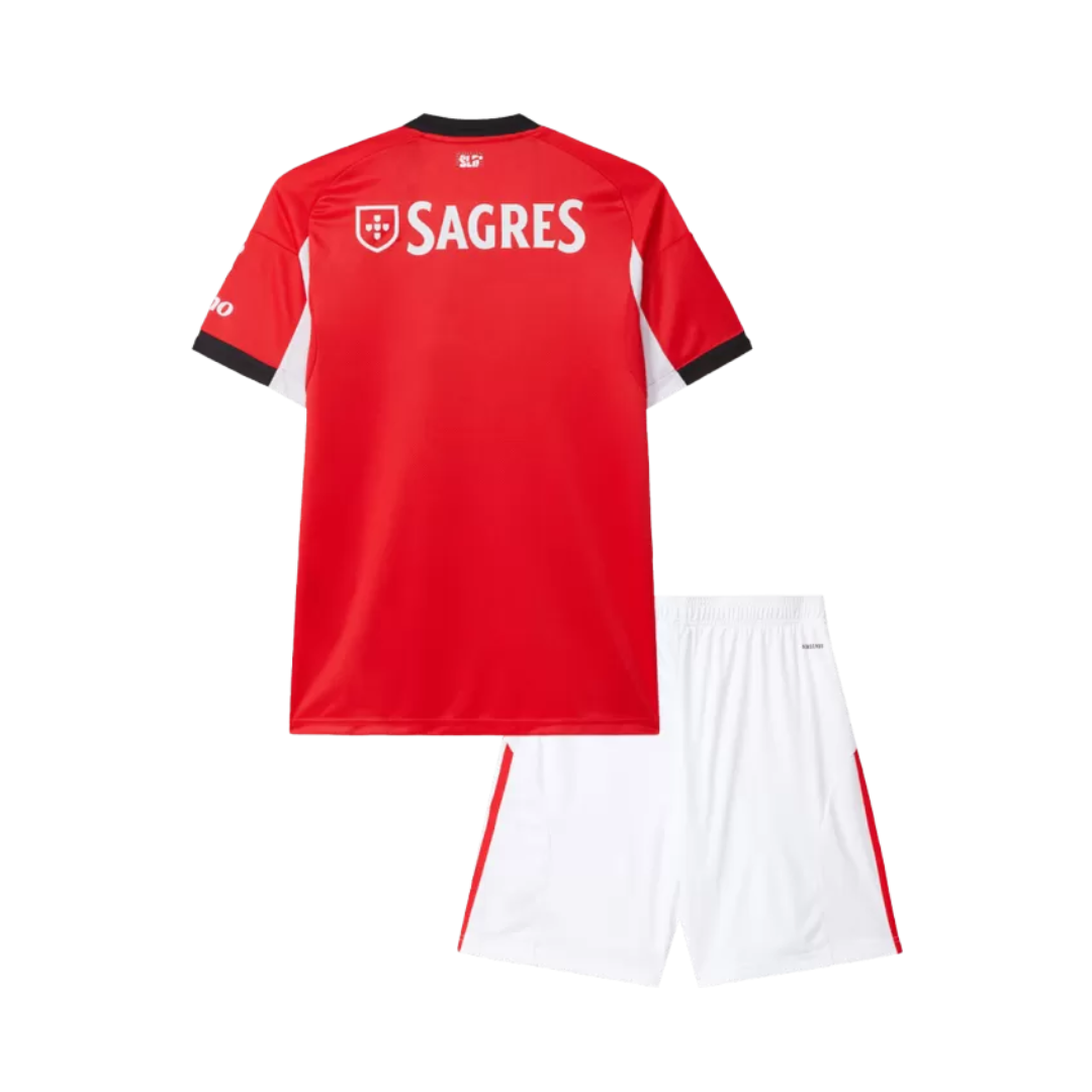 Kids Benfica Home Soccer Jersey 2025/26