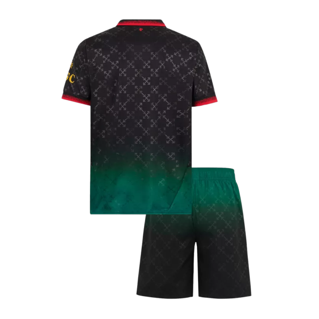 Kids AC Milan Fourth Away Soccer Jersey
