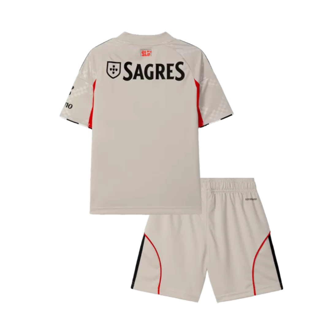 Kids Benfica Away Soccer Jersey 2025/26