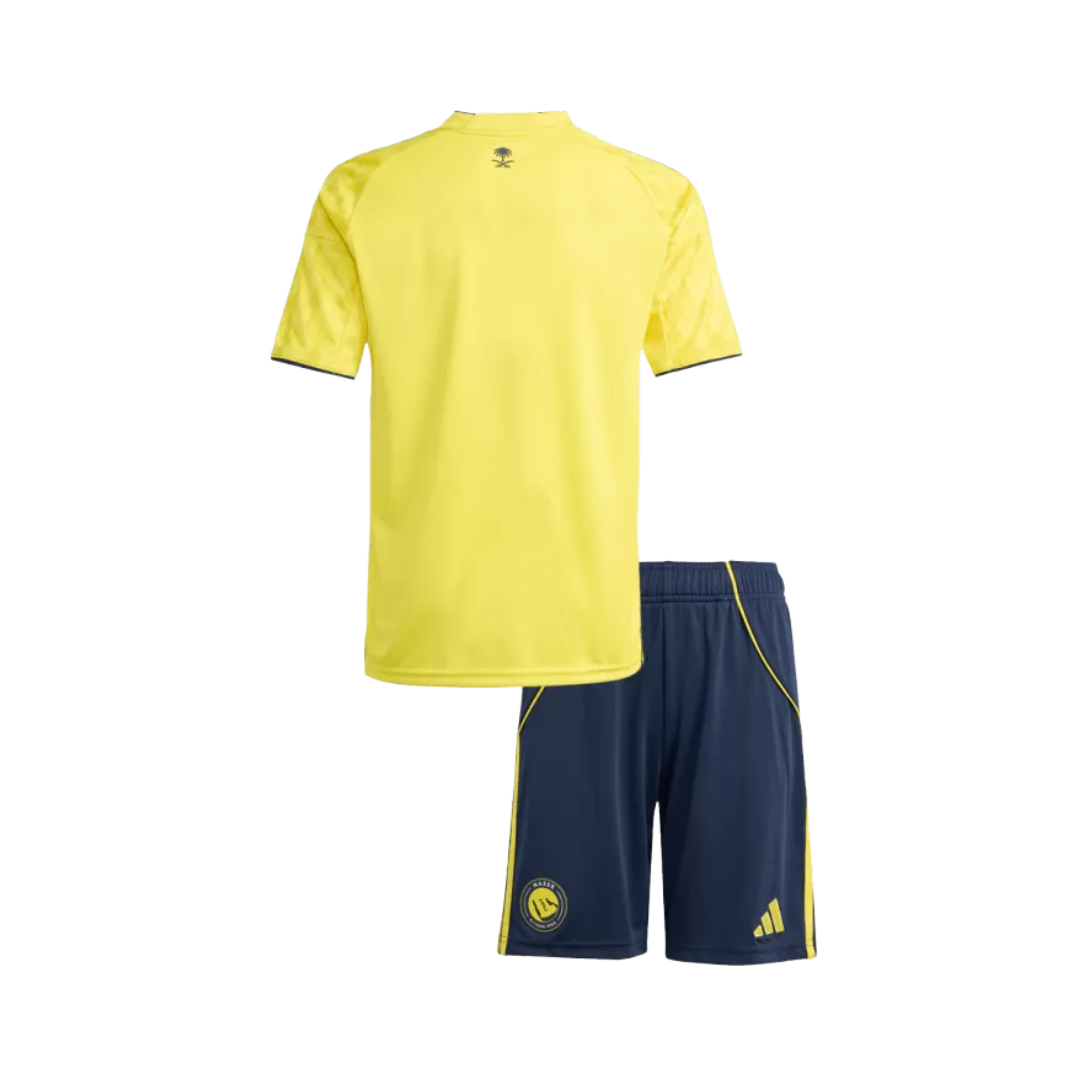 Kids Al Nassr Home Soccer Jersey 2025/26