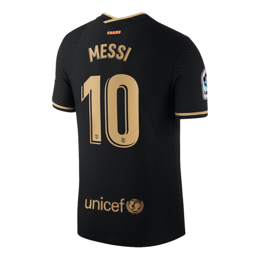 Messi #10 Barcelona Away Soccer Jersey 2020/21 - Goal Digger Jerseys | High Quality Football Kits | Soccer Jerseys