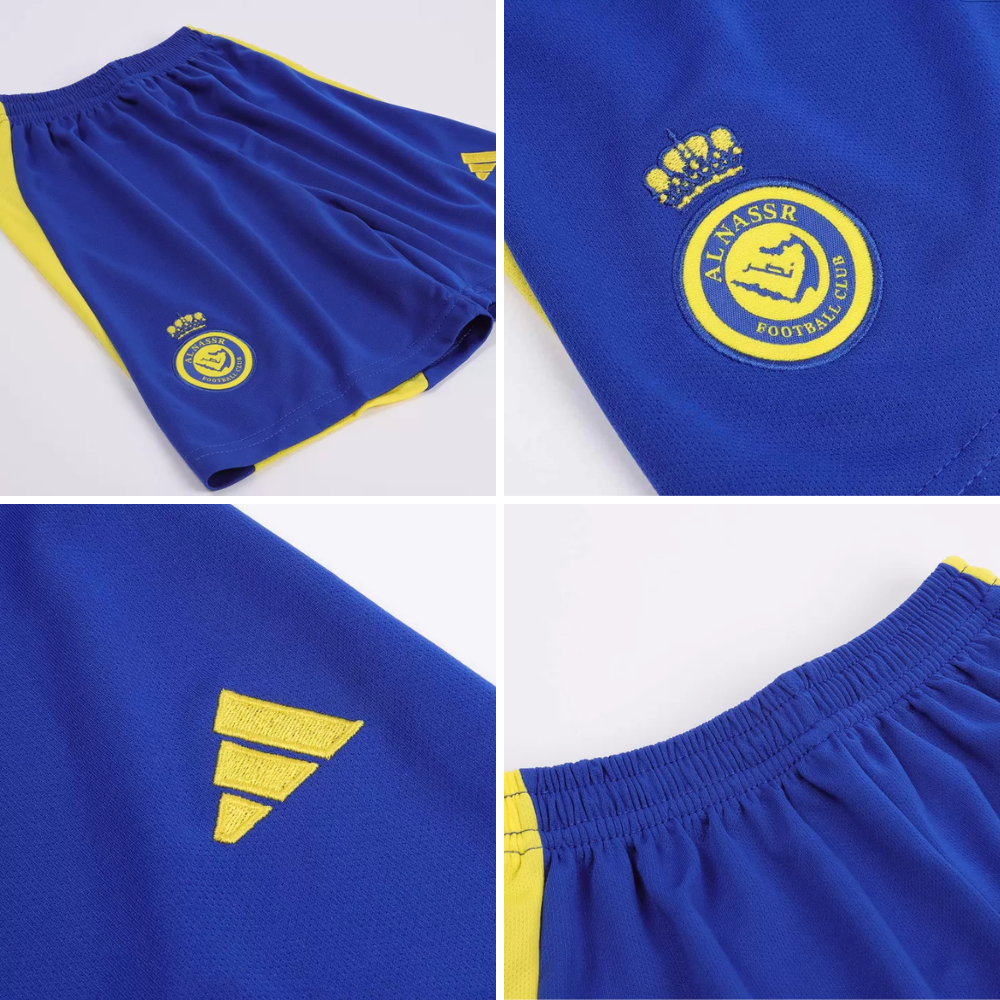 Kids RONALDO #7 Al Nassr Home Soccer Jersey Euro 2024/25 - Goal Digger Jerseys | High Quality Football Kits | Soccer Jerseys