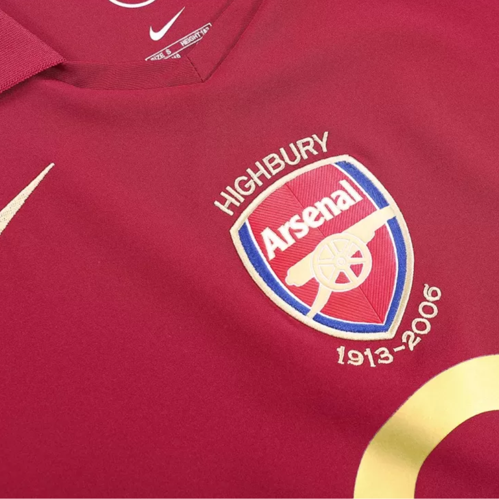 Retro 2005/06 Arsenal Home Soccer Jersey - Goal Digger Jerseys | Authentic Soccer Jerseys High Quality