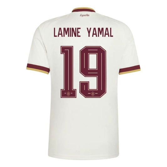 Spain World Cup CHAMPIONS LAMINE YAMAL 19 Away Jersey 2026