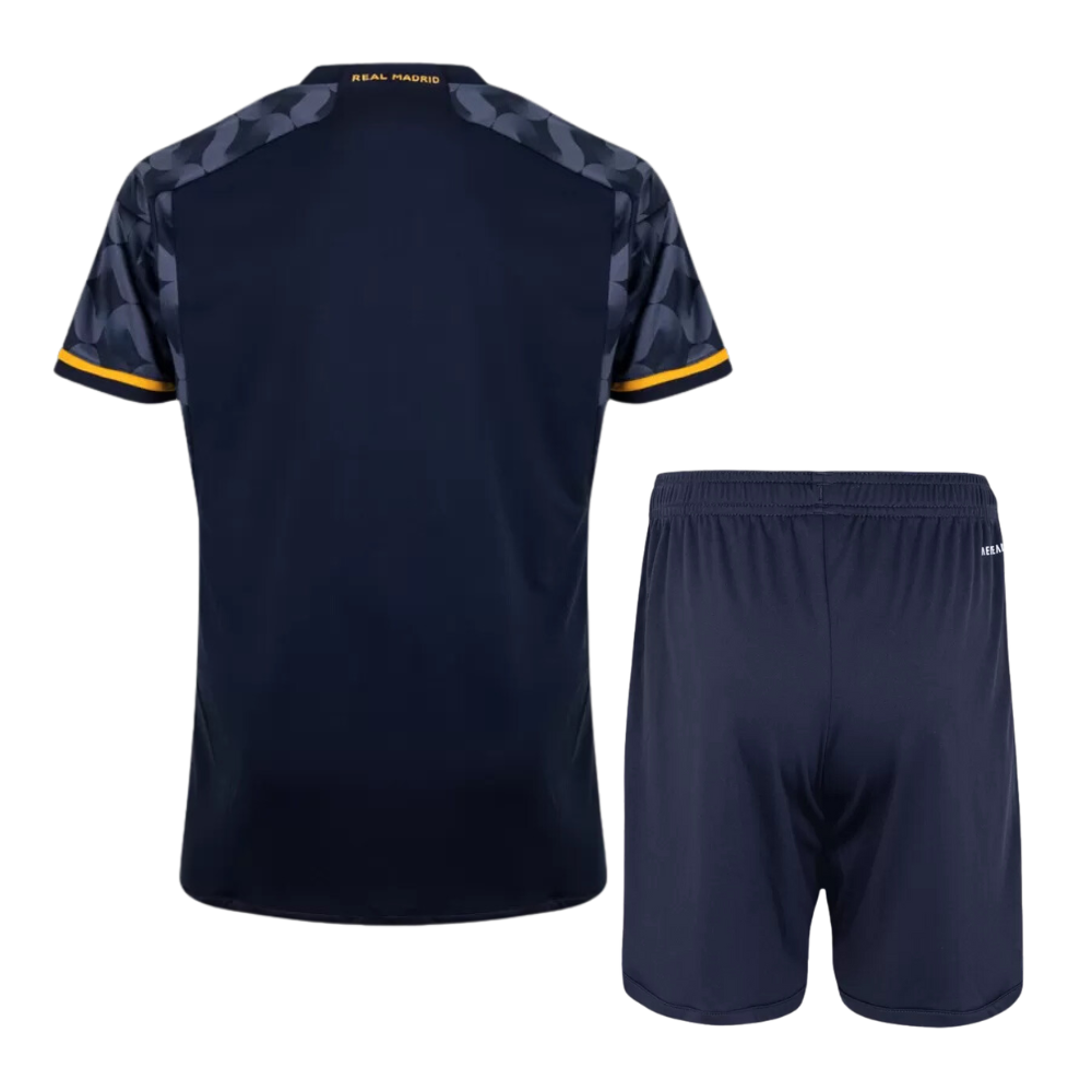 Kids Real Madrid Away Soccer Jersey Kit 2023/24 - Goal Digger Jerseys | High Quality Football Kits | Free Shipping