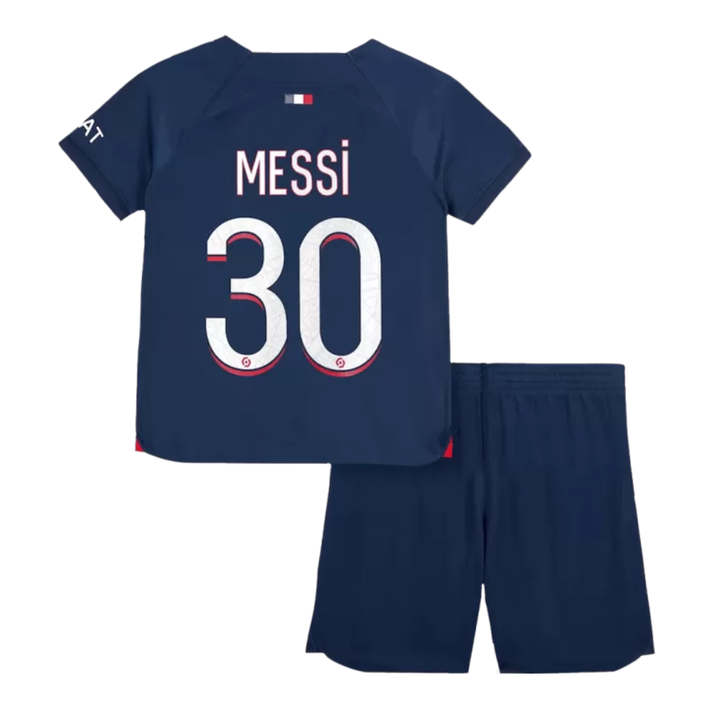 Kids MESSI #30 PSG Home Soccer Jersey Kit 2023/24 - Goal Digger Jerseys | High Quality Football Kits | Soccer Jerseys