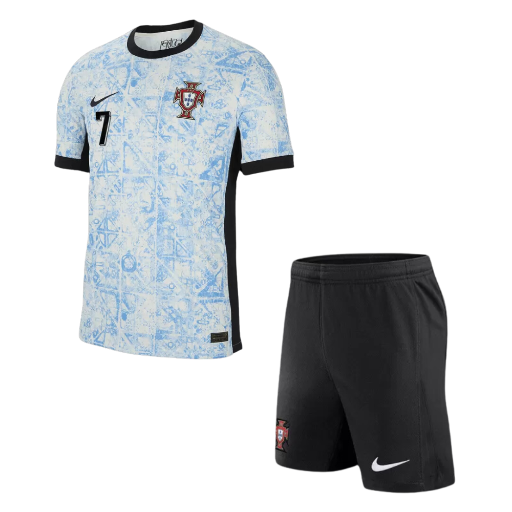 Kids RONALDO #7 Portugal Away Soccer Jersey Euro 2024 - Goal Digger Jerseys | High Quality Football Kits | Soccer Jerseys