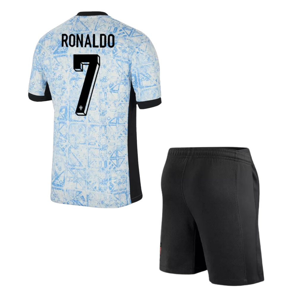 Kids RONALDO #7 Portugal Away Soccer Jersey Euro 2024 - Goal Digger Jerseys | High Quality Football Kits | Soccer Jerseys