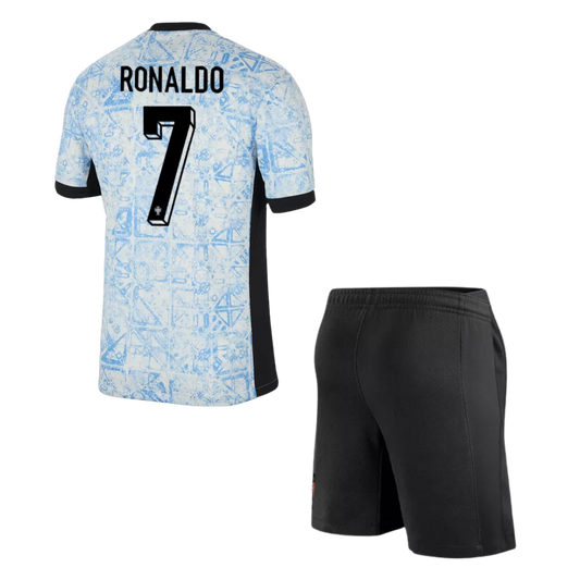 Kids RONALDO #7 Portugal Away Soccer Jersey Euro 2024 - Goal Digger Jerseys | High Quality Football Kits | Soccer Jerseys
