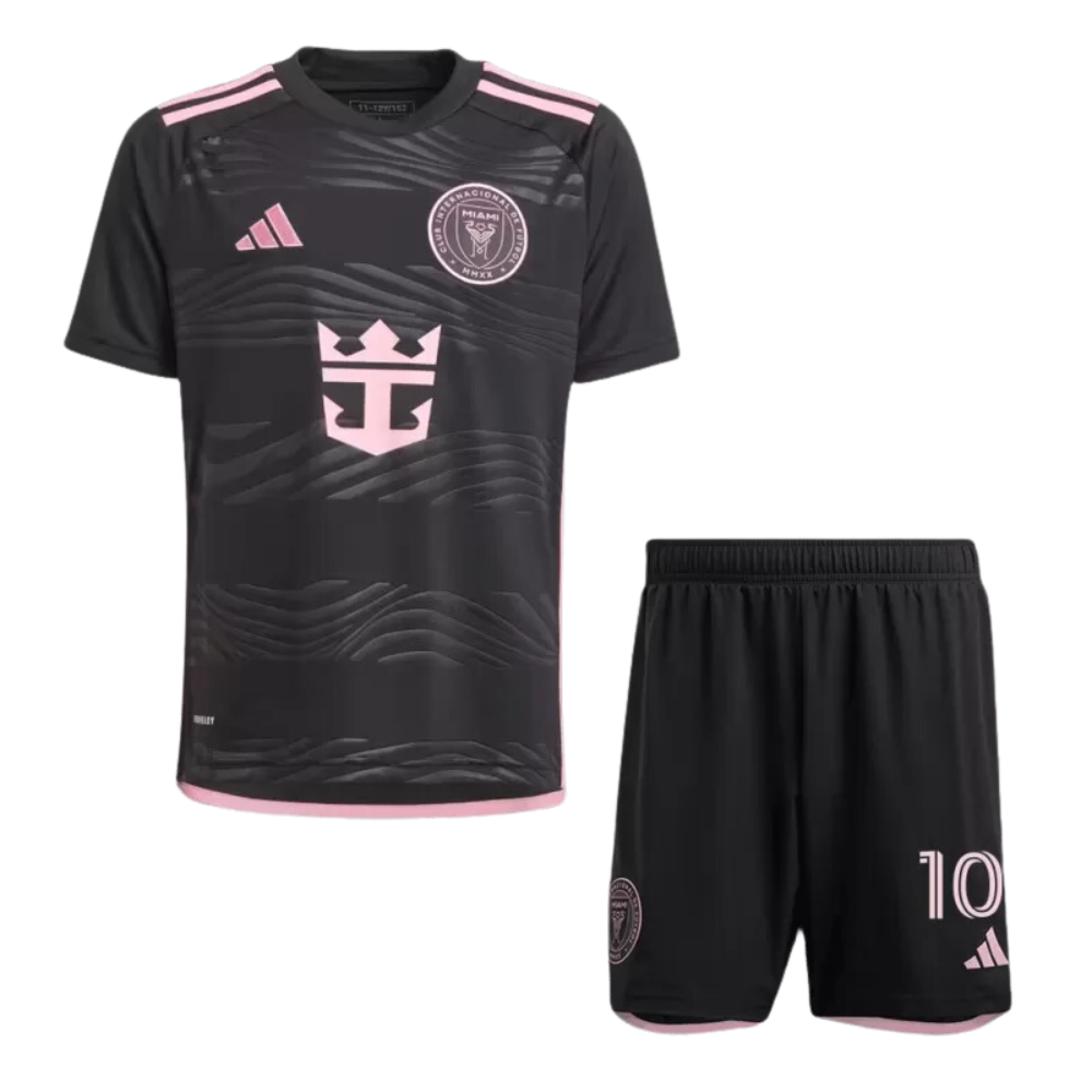 Kids MESSI #10 Inter Miami CF Away Soccer Jersey Kit 2024 - Goal Digger Jerseys | High Quality Football Kits | Soccer Jerseys