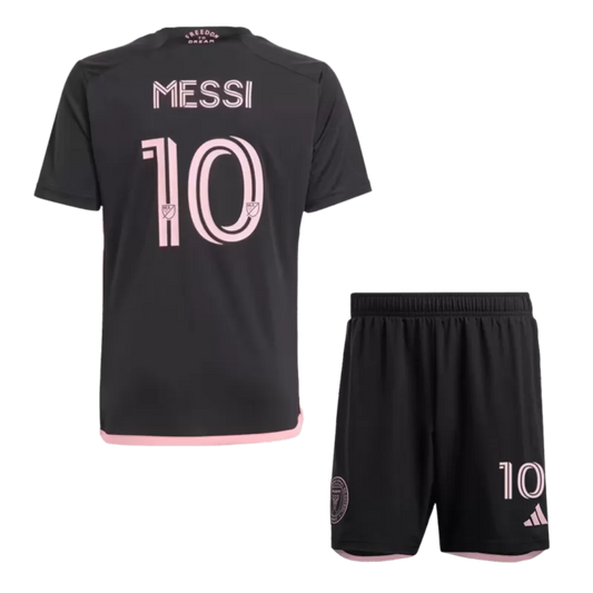 Kids MESSI #10 Inter Miami CF Away Soccer Jersey Kit 2024 - Goal Digger Jerseys | High Quality Football Kits | Soccer Jerseys