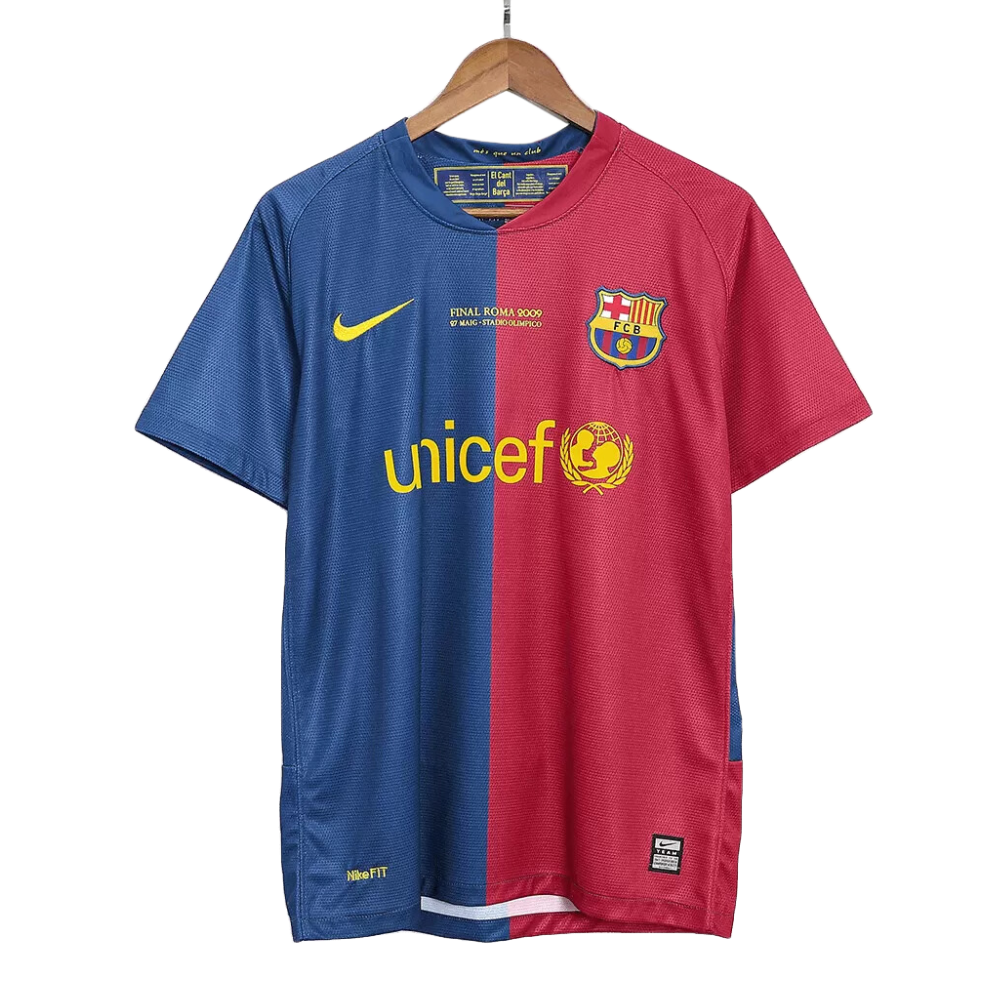 Retro MESSI 10 2008 09 Barcelona Home Soccer Jersey UCL Final Goal Digger Soccer Jerseys Philippines Goal Digger Jerseys