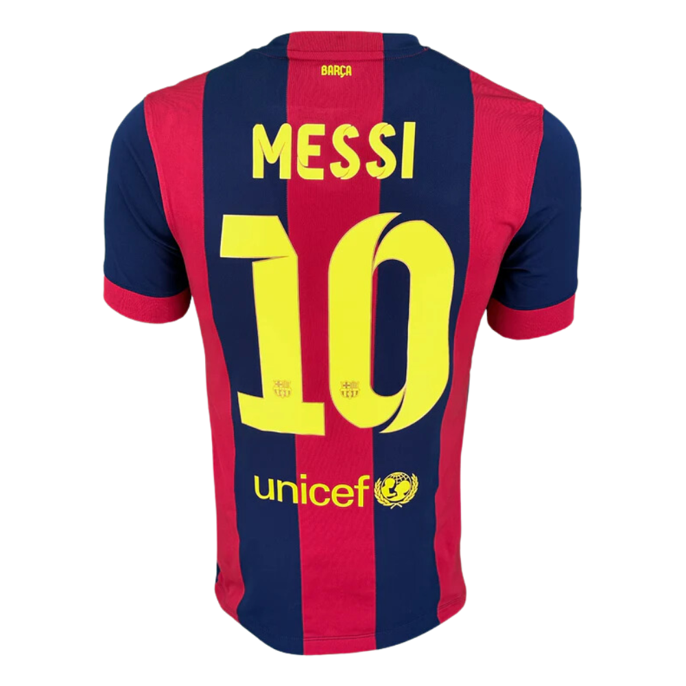 Retro MESSI #10 2014/15 Barcelona Home Soccer Jersey - Goal Digger Jerseys | Authentic Soccer Jerseys High Quality