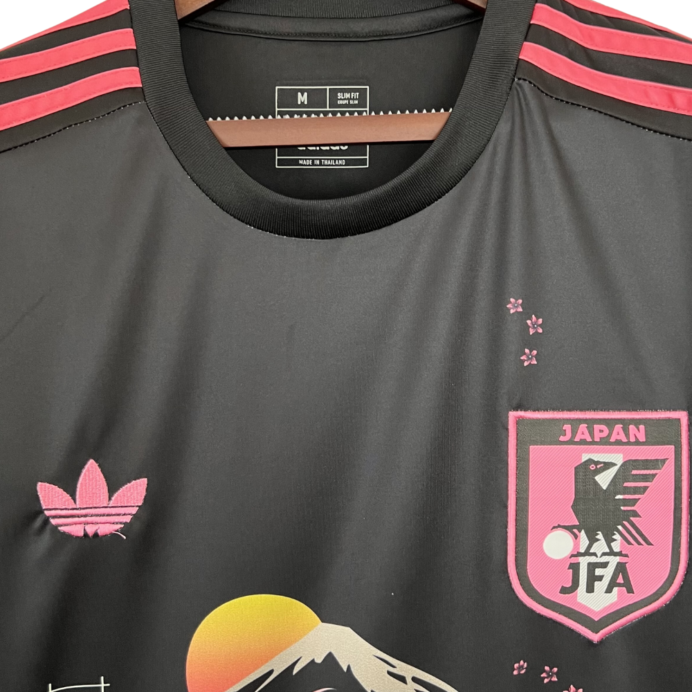 Japan Sakura Dragon Edition Black Soccer Jersey 2023/24 (Size S) - Ready To Ship - Goal Digger Jerseys | High Quality Football Kits | Soccer Jerseys