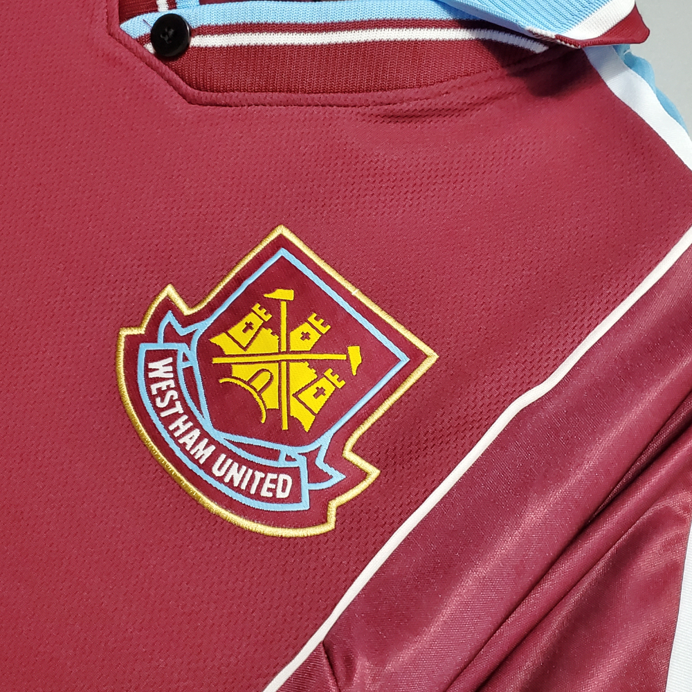 Retro 99/01 West Ham United Home Soccer Jersey - Goal Digger Jerseys | High Quality Football Kits | Free Shipping