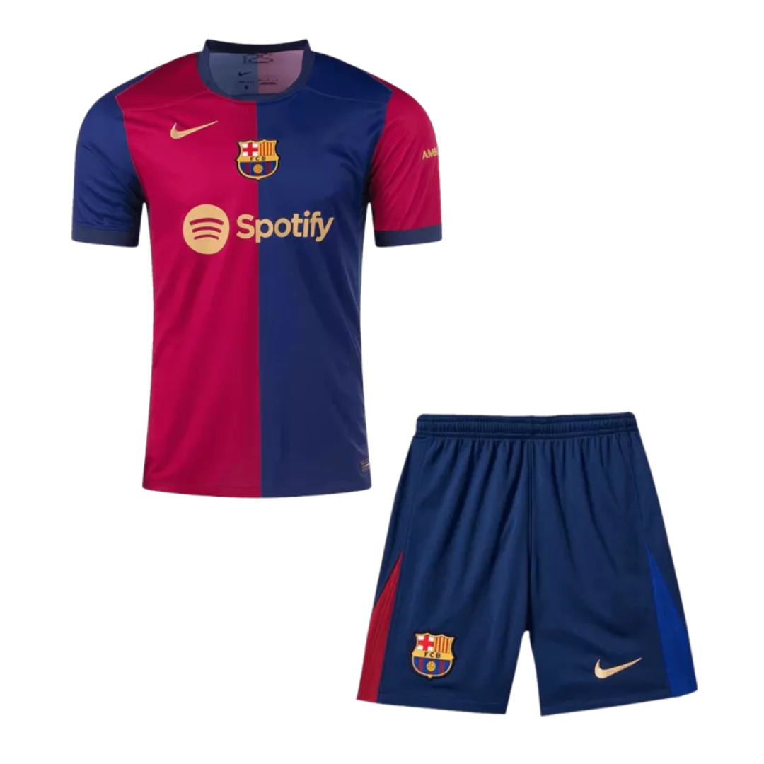 Barcelona Home Soccer Jersey Kit 2024/25