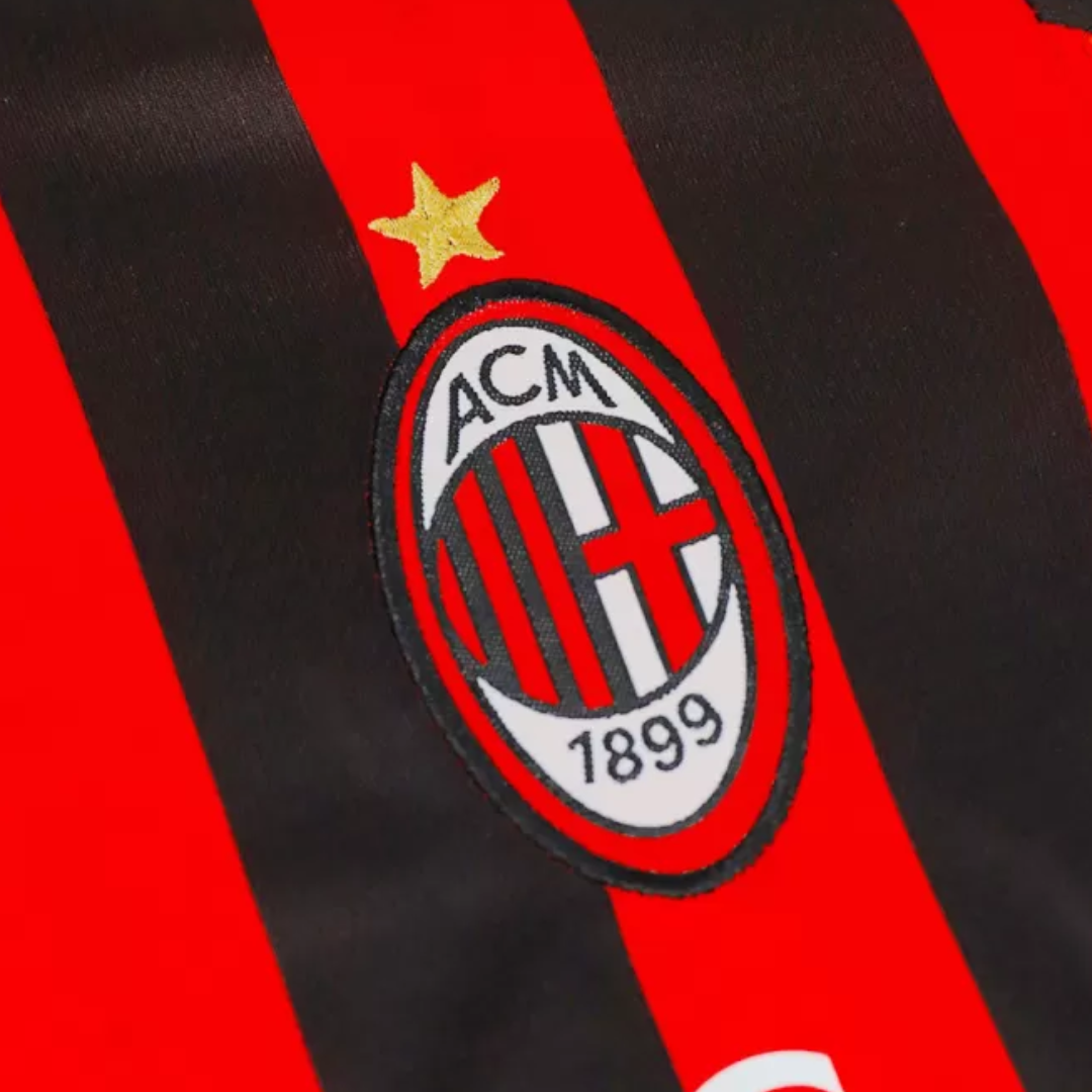 Kids AC Milan Home Soccer Jersey 2024/25 - Goal Digger Jerseys | High Quality Football Kits | Free Shipping