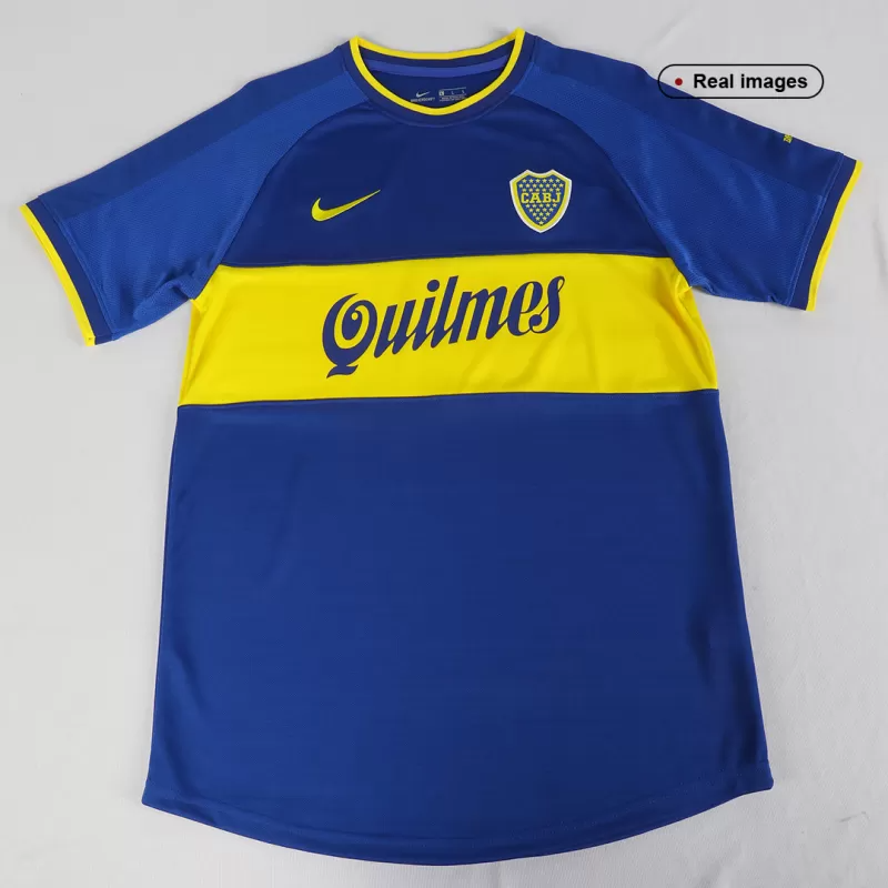 Retro 2000/01 Boca Juniors Home Soccer Jersey - Goal Digger Jerseys | High Quality Football Kits | Free Shipping