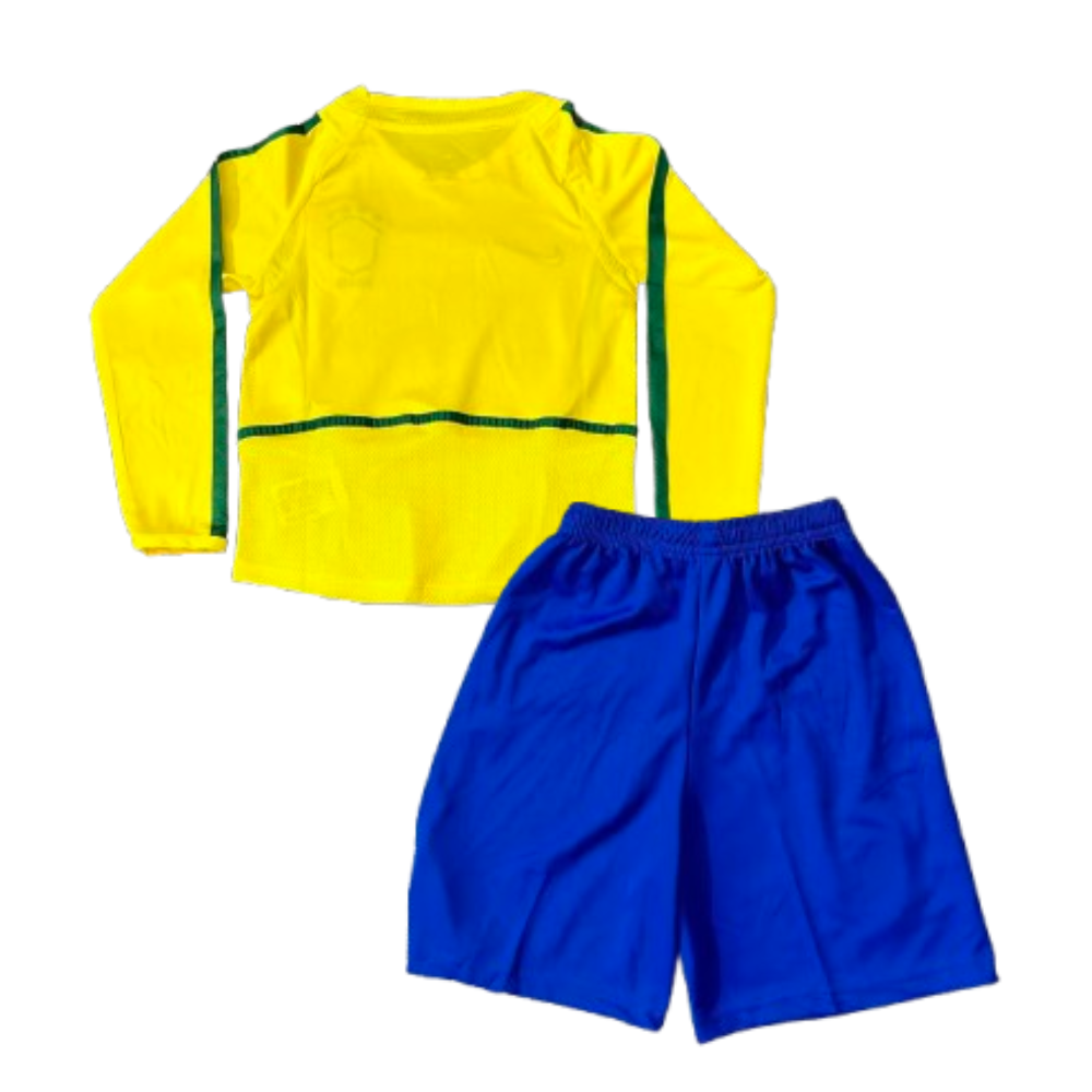 Kids Retro Brazil 2002 Longsleeve Kit
