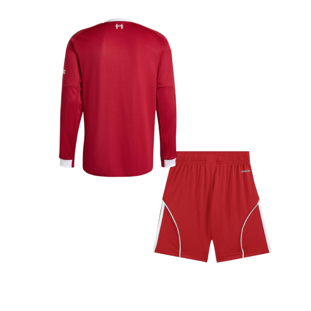 Kids Liverpool FC Home Longsleeve Kit 25/26