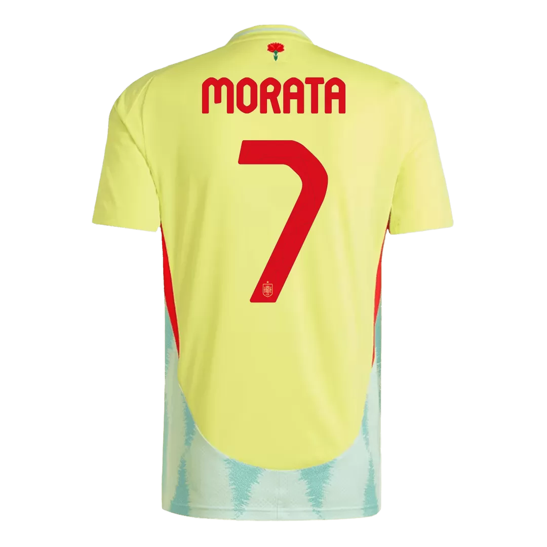 MORATA #7 Spain Away Soccer Jersey Euro 2024 - Goal Digger Jerseys | Authentic Soccer Jerseys High Quality