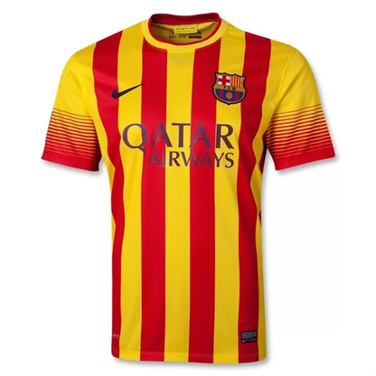 Retro MESSI #10 2013/14 Barcelona Away Soccer Jersey - Goal Digger Jerseys | Authentic Soccer Jerseys High Quality