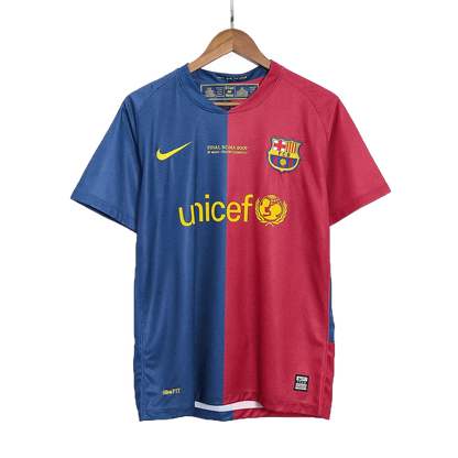 Retro 2008/09 Barcelona Home Soccer Jersey - UCL Final - Goal Digger Jerseys | Authentic Soccer Jerseys High Quality