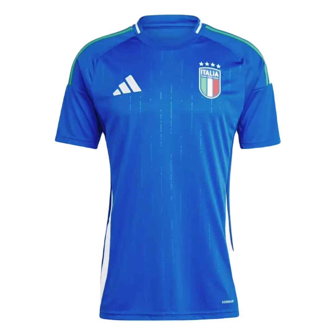 Italy Home Soccer Jersey Euro 2024 - Goal Digger Jerseys | Authentic Soccer Jerseys High Quality