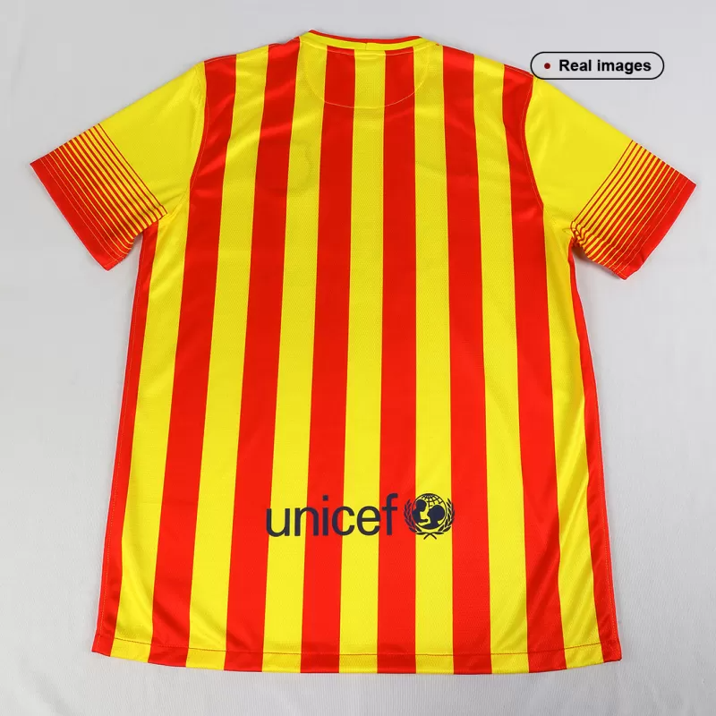 Retro 2013/14 Barcelona Away Soccer Jersey - Goal Digger Jerseys | Authentic Soccer Jerseys High Quality