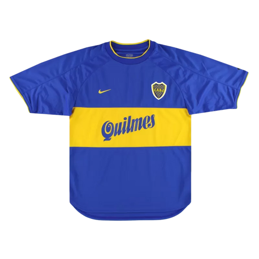 Retro 2000/01 Boca Juniors Home Soccer Jersey - Goal Digger Jerseys | Authentic Soccer Jerseys High Quality