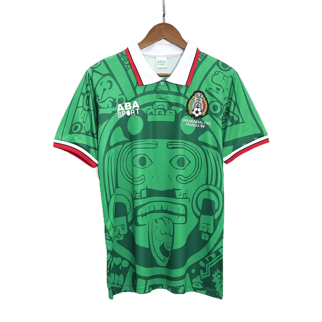 Retro 1998 Mexico Home Soccer Jersey - Goal Digger Jerseys | Authentic Soccer Jerseys High Quality