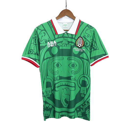 Retro 1998 Mexico Home Soccer Jersey - Goal Digger Jerseys | Authentic Soccer Jerseys High Quality