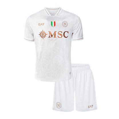 Kids SSC Napoli Away Soccer Jersey 2025/26 - Goal Digger Jerseys | High Quality Football Kits | Free Shipping