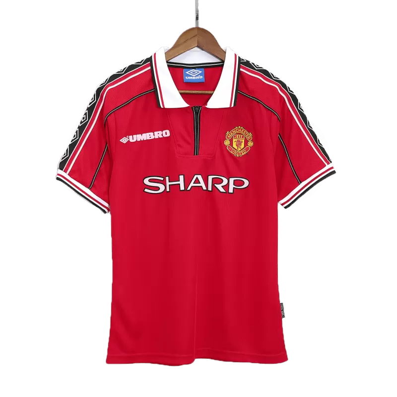 Retro 98/00 Manchester United Home Soccer Jersey - Goal Digger Jerseys | Authentic Soccer Jerseys High Quality