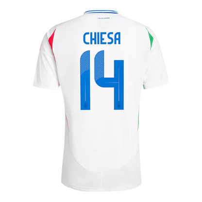 CHIESA #14 Italy Away Soccer Jersey Euro 2024 - Goal Digger Jerseys | Authentic Soccer Jerseys High Quality