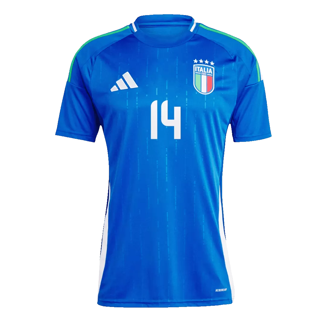 CHIESA #14 Italy Home Soccer Jersey Euro 2024 - Goal Digger Jerseys | Authentic Soccer Jerseys High Quality