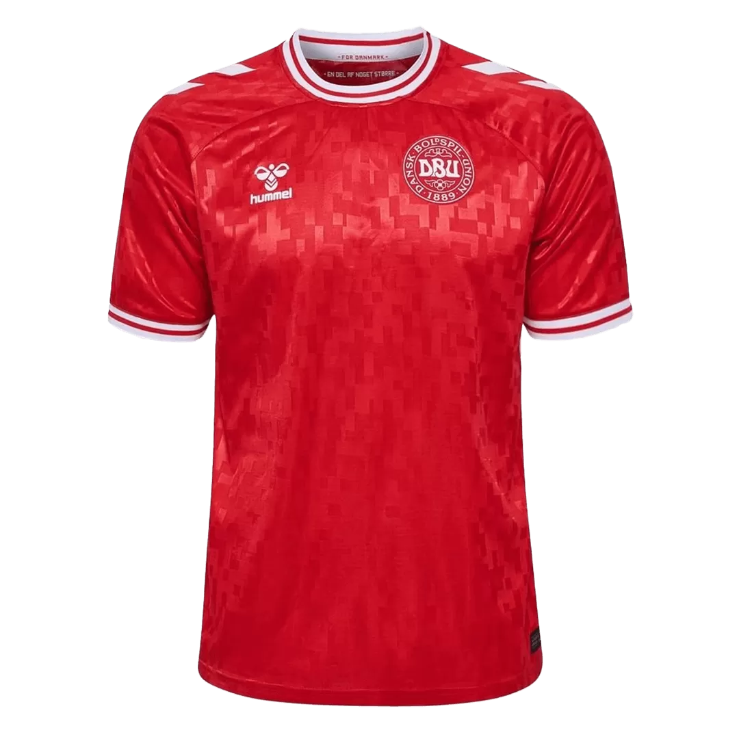 Denmark Home Soccer Jersey Euro 2024 - Goal Digger Jerseys | Authentic Soccer Jerseys High Quality