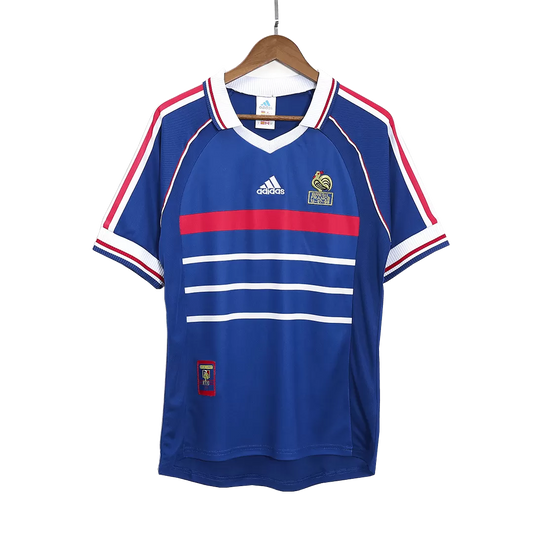 Retro 1998 France Home Soccer Jersey - Goal Digger Jerseys | Authentic Soccer Jerseys High Quality