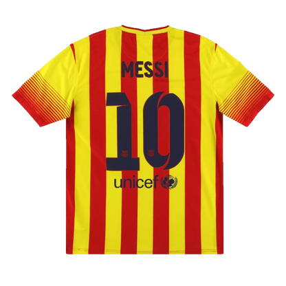 Retro MESSI #10 2013/14 Barcelona Away Soccer Jersey - Goal Digger Jerseys | Authentic Soccer Jerseys High Quality