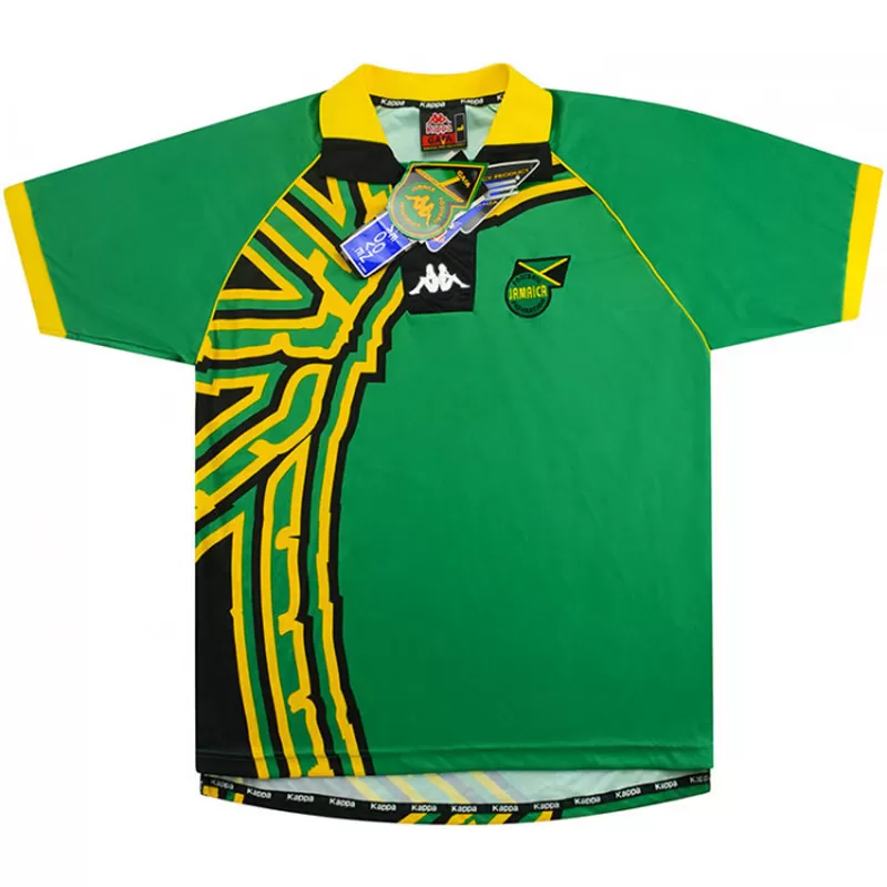 Retro 1998 Jamaica Away Soccer Jersey - Goal Digger Jerseys | Authentic Soccer Jerseys High Quality