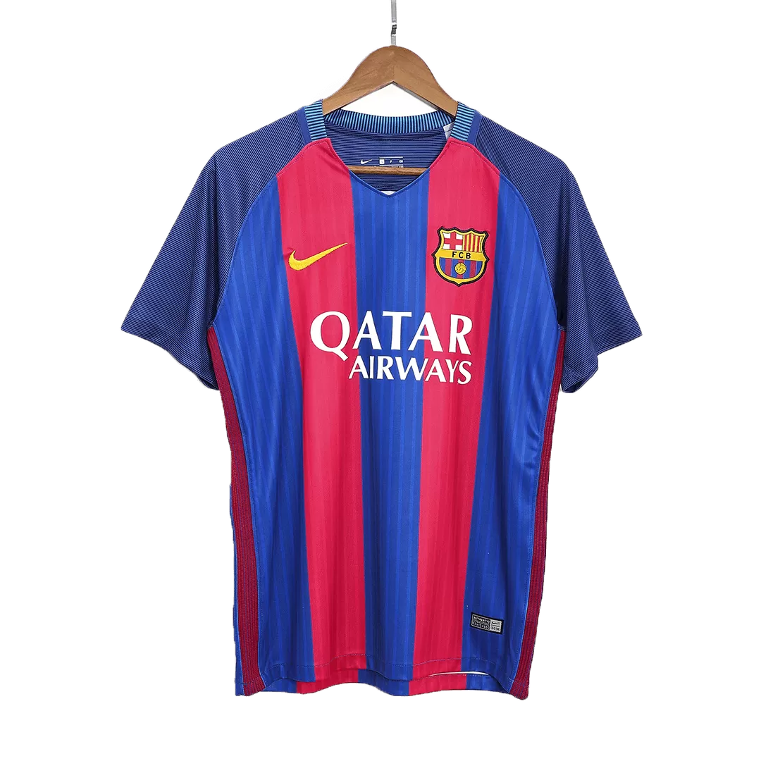 Retro 2016/17 Barcelona Home Soccer Jersey - Goal Digger Jerseys | Authentic Soccer Jerseys High Quality