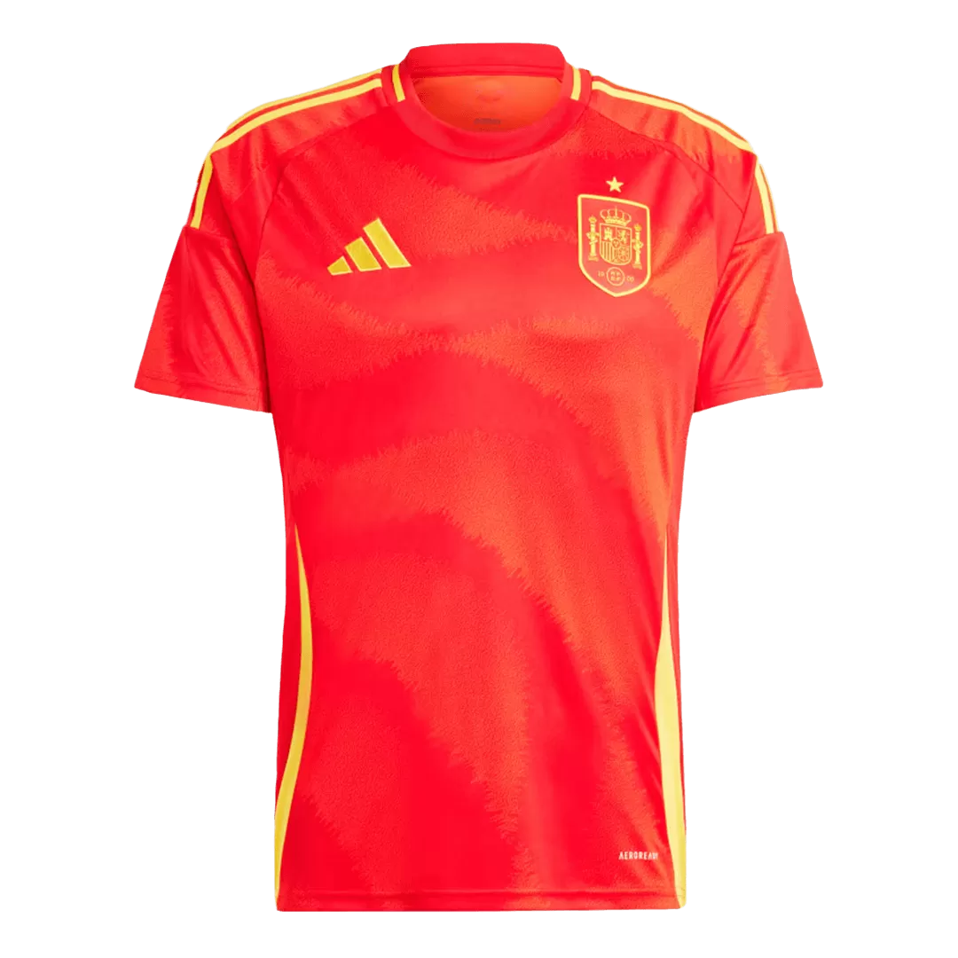 Spain Home Soccer Jersey Euro 2024 - Goal Digger Jerseys | Authentic Soccer Jerseys High Quality