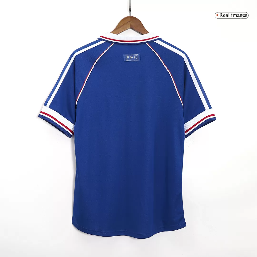 Retro 1998 France Home Soccer Jersey - Goal Digger Jerseys | Authentic Soccer Jerseys High Quality