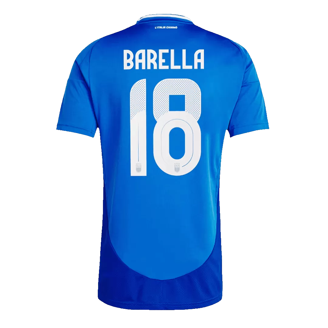 BARELLA #18 Italy Home Soccer Jersey Euro 2024 - Goal Digger Jerseys | Authentic Soccer Jerseys High Quality